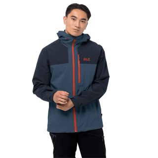 Jack Wolfskin hiking functional jacket Go Hike (wind-/waterproof) thunder blue men